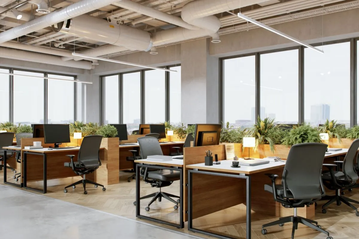 sustainable green co working office space