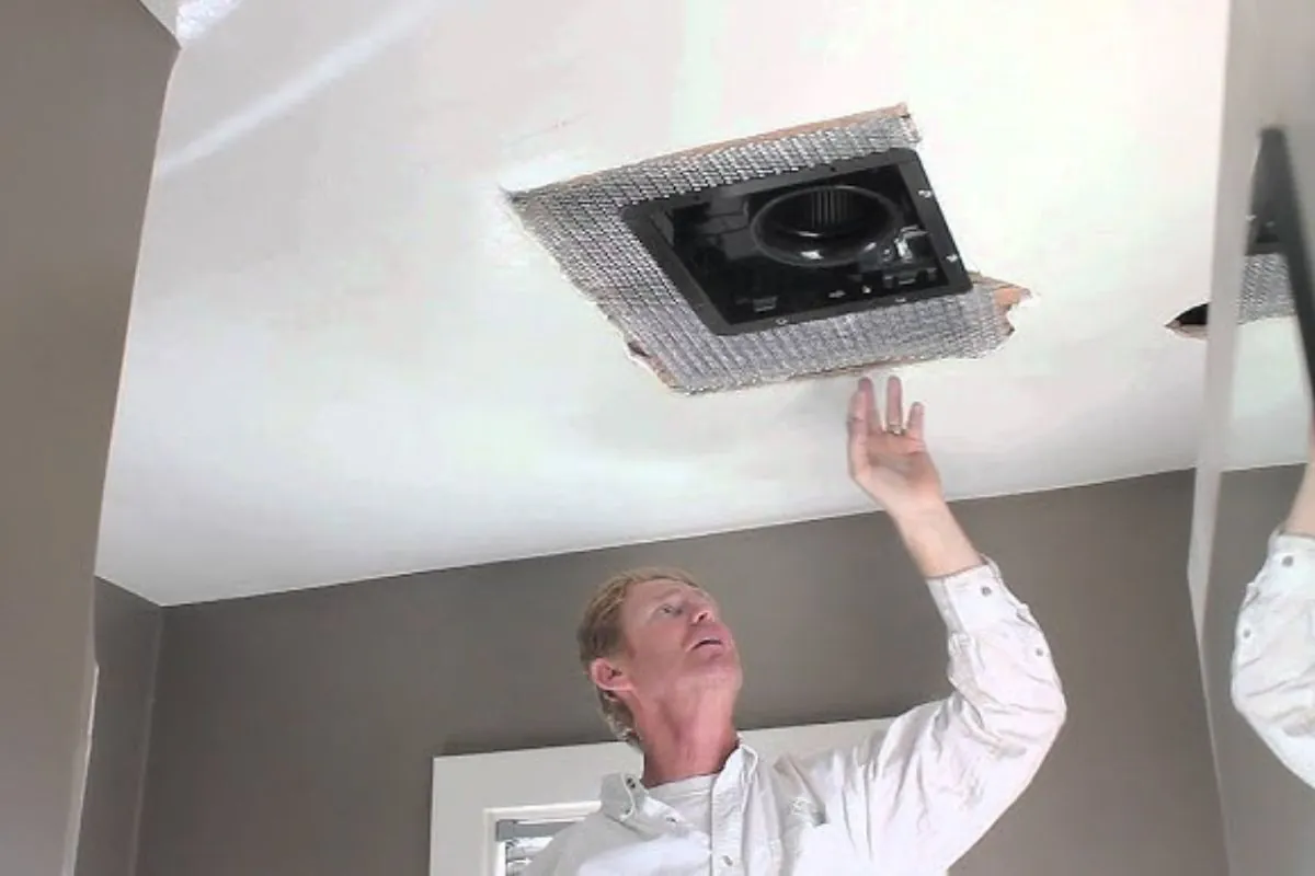 technician residential ventilation ceiling inspection - Beyond Heating and Cooling